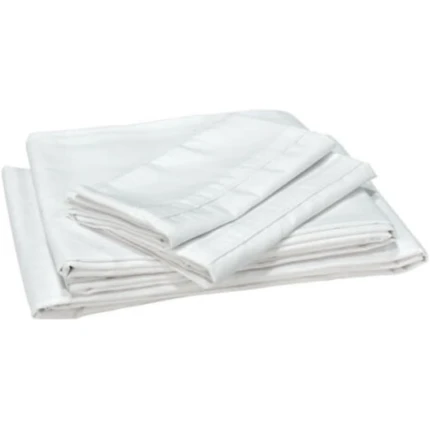 Microfiber Sheet Set - Short Queen, White