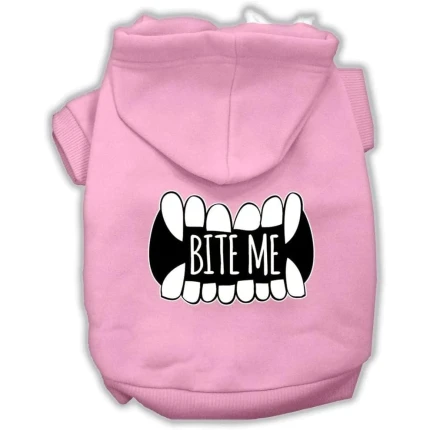 Screenprint Dog Hoodie Light Pink Xl 16